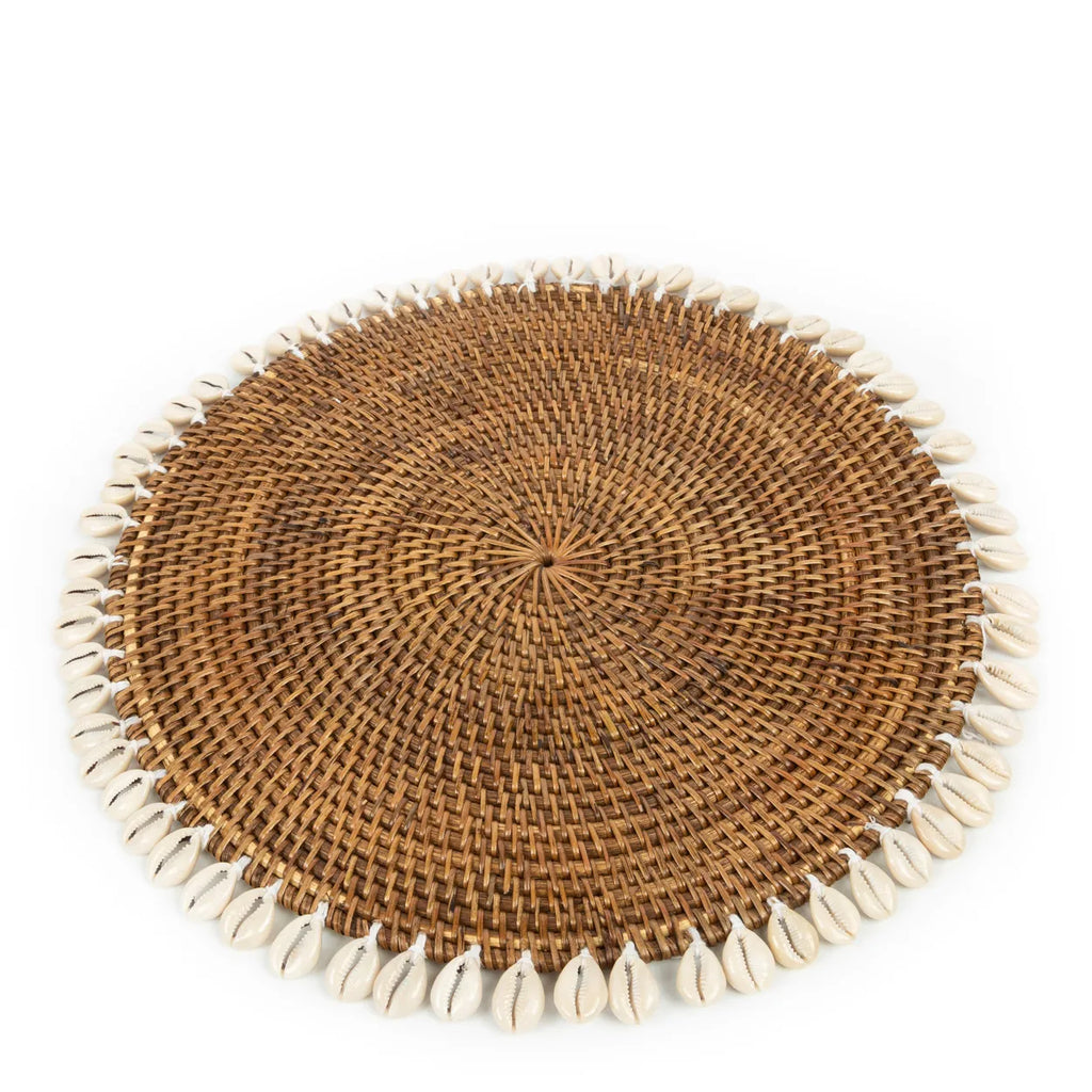 De Colonial Shell Placemat - Naturel Bruin