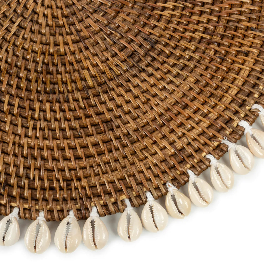 De Colonial Shell Placemat - Naturel Bruin