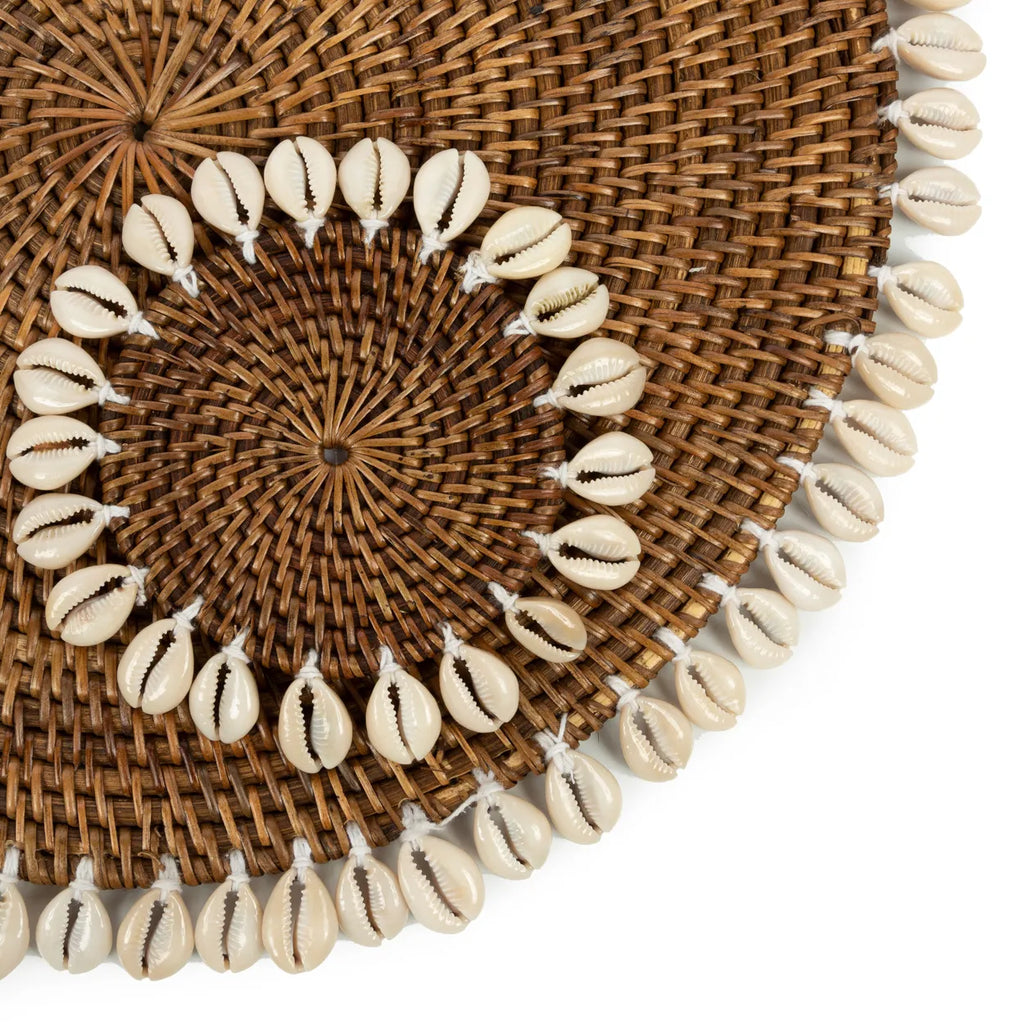 De Colonial Shell Placemat - Naturel Bruin