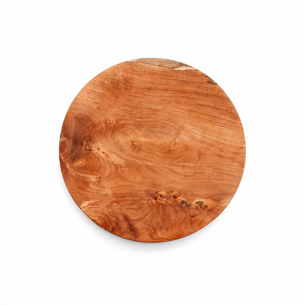 De Teak Root Rond Bord - XS